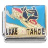 CT7217 Lake Tahoe Snowmobile Winter Italian Charm 