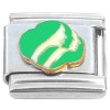 CT7274 Girl Scouts Symbol Green Italian Charm