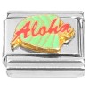 CT7309 Aloha Seashell Hawaii Italian Charm