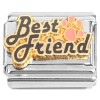 CT7340 Best Friend Paw Print Italian Charm