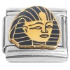 CT7358 King Tut Egyptian Pharaoh Italian Charm
