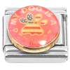 CT7362 Pink My Dog is a Petriot Patriotic Italian Charm