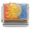 CT7383 Sun Moon Sky Italian Charm