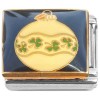 CT7384 Holiday Christmas Ornament Clovers Italian Charm