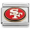 CT7418 San Francisco Football Italian Charm