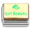 CT7431 Girl Scouts Green Italian Charms