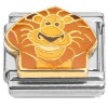 CT7436 Lion Cartoon Face Italian Charms