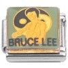 CT7451 Bruce Lee Martial Arts Italian Charms