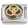 CT7455 Three Circles Trinity Symbol Italian Charms