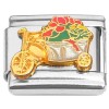 CT7461 Bike Cart Flowers Italian Charm