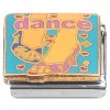 CT7468 Dance Hearts Blue Italian Charms