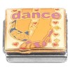 CT7470 Dance Hearts White Italian Charms