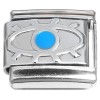 CT7525 Watching Eye Blue Italian Charm