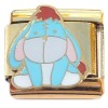 CT7844 Baby Donkey Goldtone Trim Italian Charm.