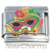 CT8013 Colorful Masquerade Marti Gras Style Mask Italian Charm