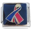 CT8089 Patriotic Ribbon Red White Blue Italian Charm