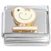 CT8120 Cute Little White Bird Italian Charm