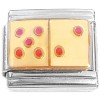 CT8137 Domino Game Piece Italian Charm