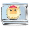 CT8204 Santa Red Hat White Beard Christmas Italian Charm
