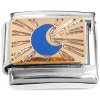 CT8214 Blue Moon Sparkles Italian Charm