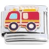 CT8217 Fire Truck Driving Firetruck Italian Charm