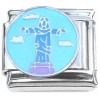CT8257 Christ the Redeemer Rio Statue Italian Charm