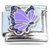 CT8284 Purple Wing Butterfly Italian Charm