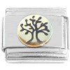 CT8290 Tree of Life Circle Italian Charm