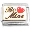 CT8310 Be Mine Red Heart Italian Charm