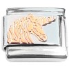 CT8316 Pretty Unicorn Rose Gold Italian Charm