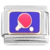 CT8461 Ping Pong Game Paddle Ball Italian Charm