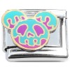 CT8481 Mouse Ears Tie Dye 90s Italian Charm