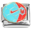 CT8877 Soccer Ball Blue Red Italian Charm