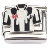 CT8880 Soccer Jersey Black White Italian Charm
