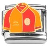 CT8881 Soccer Jersey Red Orange Italian Charm