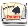 CT8911 Poker Playing Cards Royal Straight Flush Italian Charm