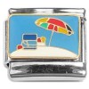 CT8915 Beach Day Umbrella Chair Italian Charm