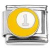 CT8931 Yellow One Ball Pool Billiards Italian Charm
