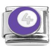 CT8934 Purple Four Ball Pool Billiards Italian Charm