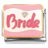 CT8946 Bride Bling Pink Wedding Italian Charm