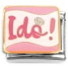 CT8948 I Do Bling Wedding Italian Charm