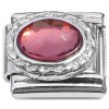 CT8969 Rose Wine Color Bling Italian Charm