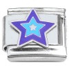 CT8978 Star Burst Purple Blue Italian Charm