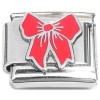CT8982 Red Bow Gift Ribbon Italian Charm