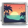 CT9213 Sunset with Palm Trees Photo Italian Charm