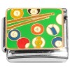 CT8943 Orange 13 Ball Pool Billiards Italian Charm
