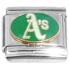SP9512 Oakland A's Athletics Italian Charm