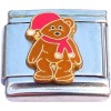 CT9783 Teddy Bear in Winter Italian Charm