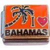 CT9788 I Love Bahamas Italian Charm
