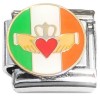 CT7523 Four Leaf Clover Green Italian Charm